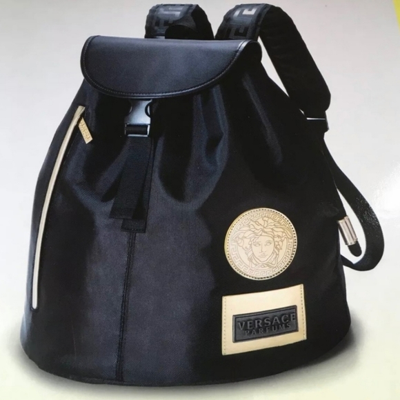versace drawstring backpack